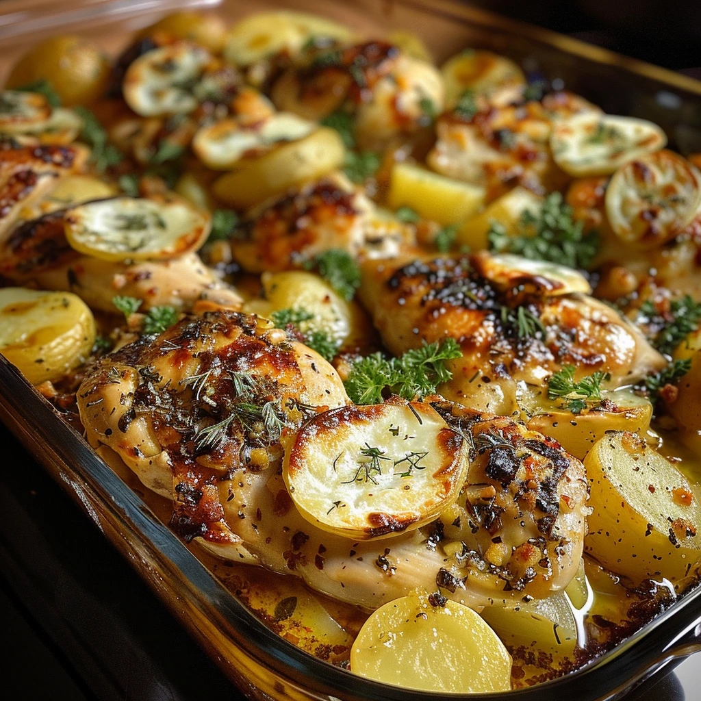 How to Make the Best Greek Chicken Potato Bake