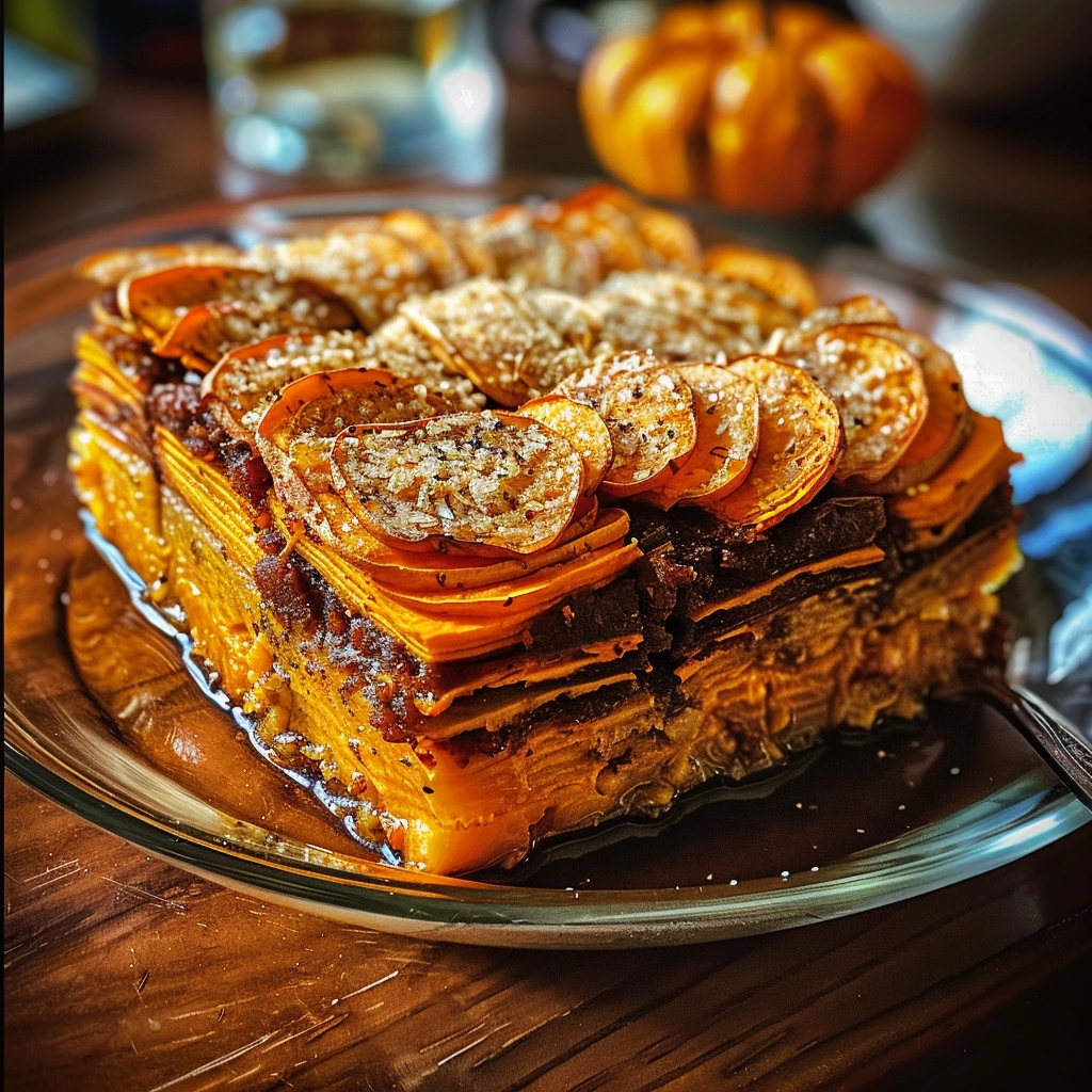 Layered Sweet Potato Pumpkin: A Family Favorite