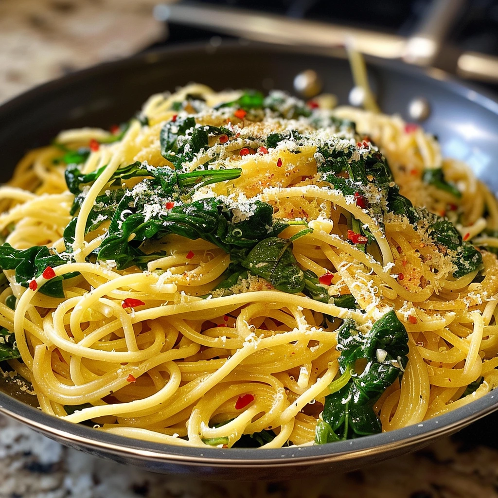 How to Make the Best Spaghetti Garlic Spinach