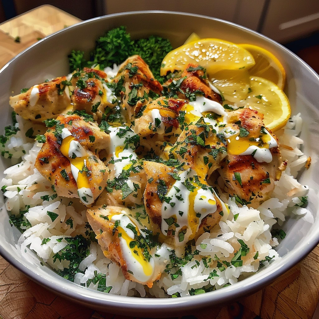 Lemon Yogurt Chicken Rice Your Family Will Love