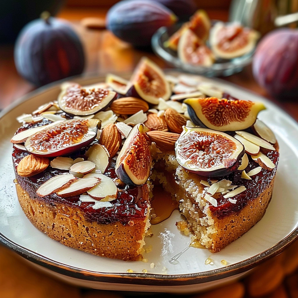 The Ultimate Fig Cake Almonds Honey