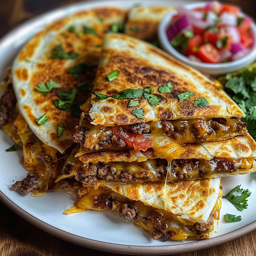 Irresistible Crispy Mexican Smashburger Quesadillas 1 Irresistible Crispy Mexican Smashburger Quesadillas