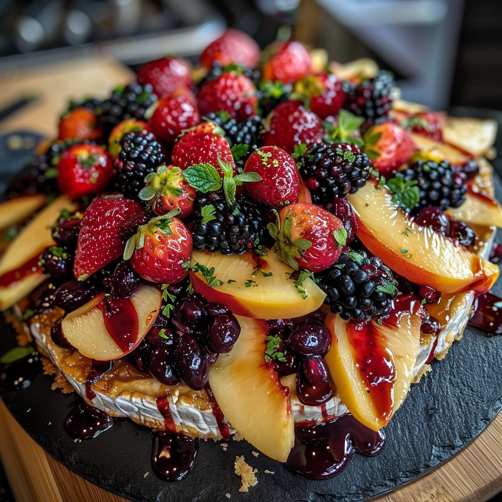 Garlic Parmesan Peach Blackberry Strawberry Brie 1 Garlic Parmesan Peach Blackberry Strawberry Brie