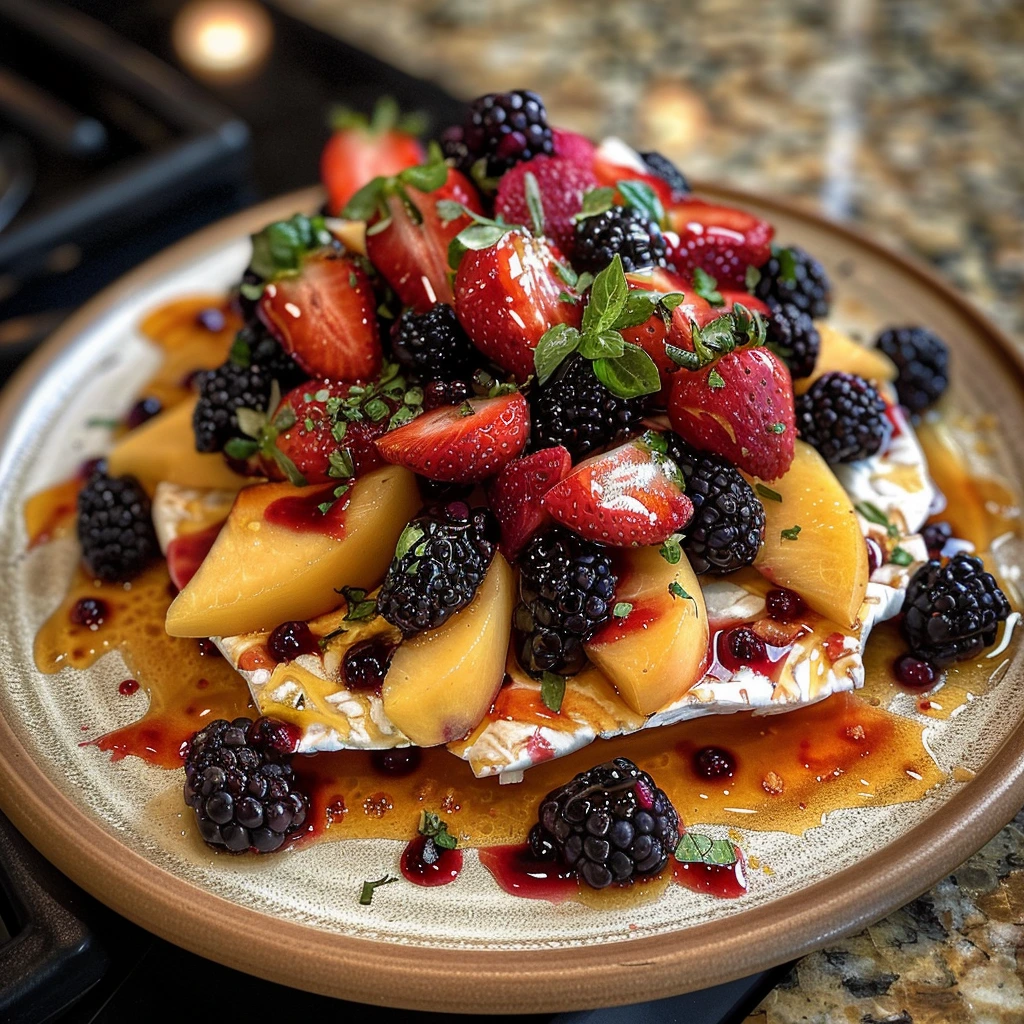 Garlic Parmesan Peach Blackberry Strawberry Brie 4 1783443001642 3nkkw7dmys4 image