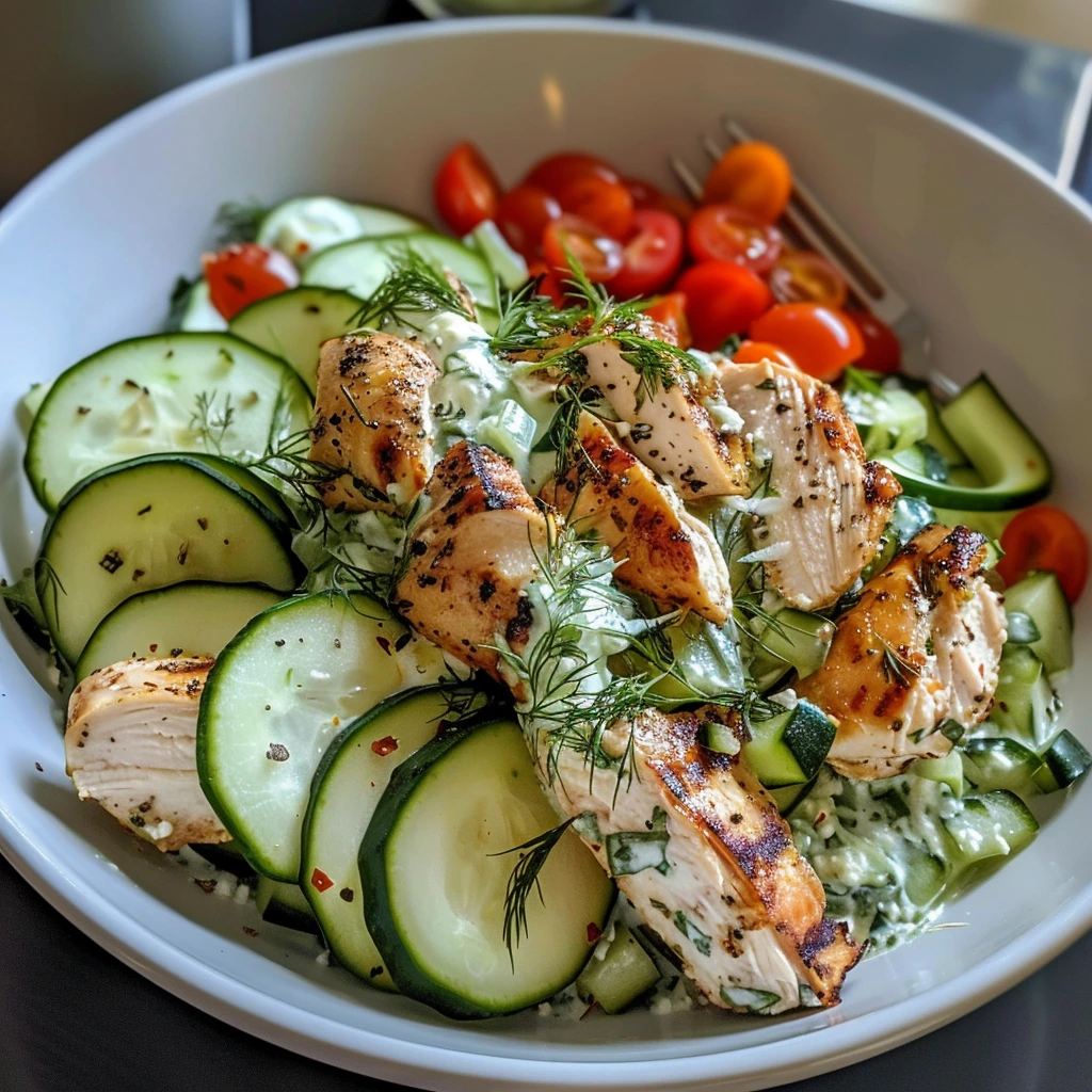 How to Make the Best Cucumber Ribbon Tzatziki Chicken 3 1783443168102 s98mf21daro image