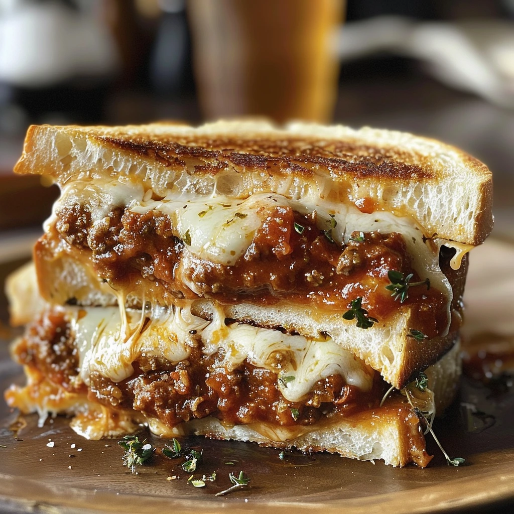 Garlic Parmesan Cheesy Meatball Sandwich Melt 1 Garlic Parmesan Cheesy Meatball Sandwich Melt