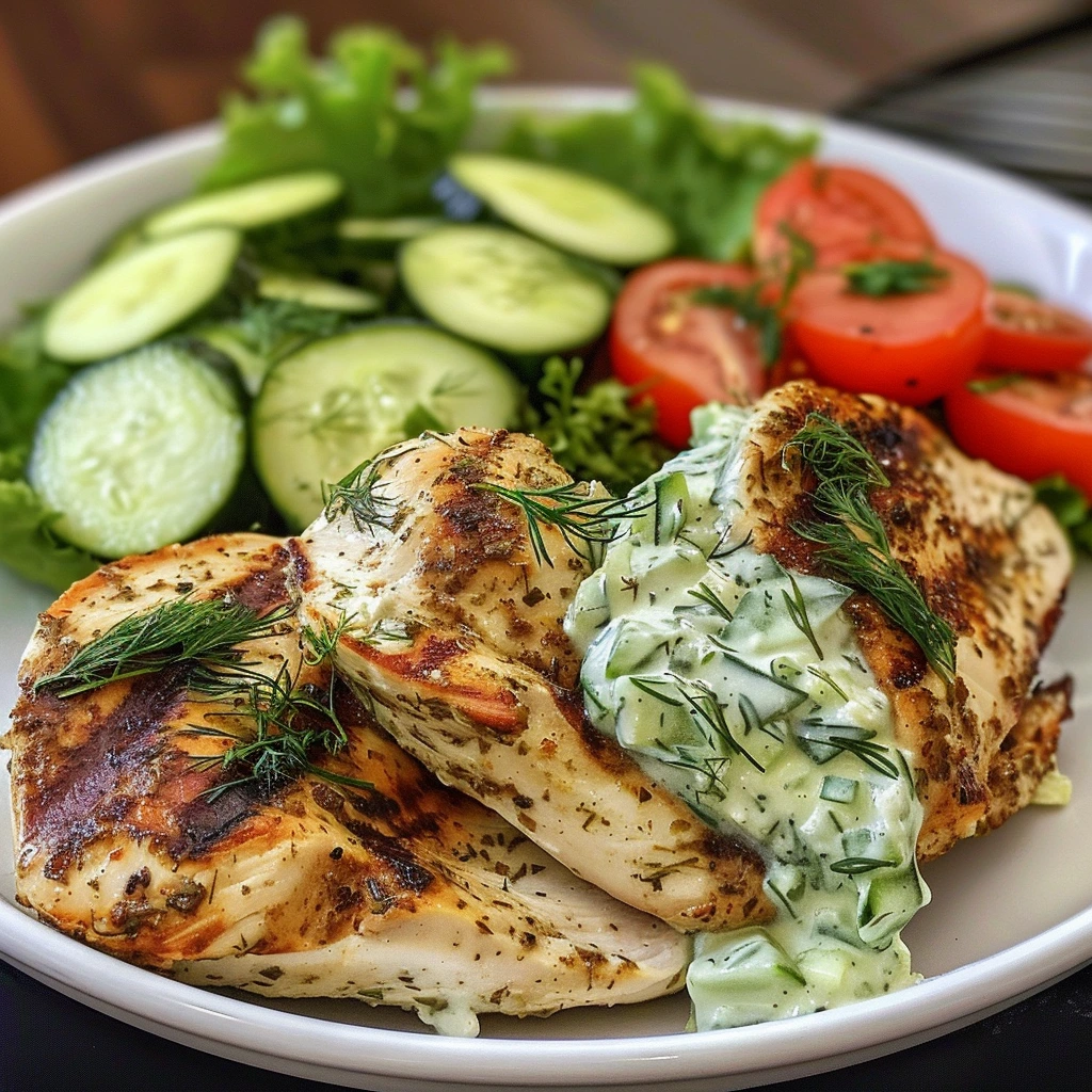 Best Cucumber-Dill Tzatziki Chicken Wraps Recipe 2 1783443207955 kjainpxfwob image
