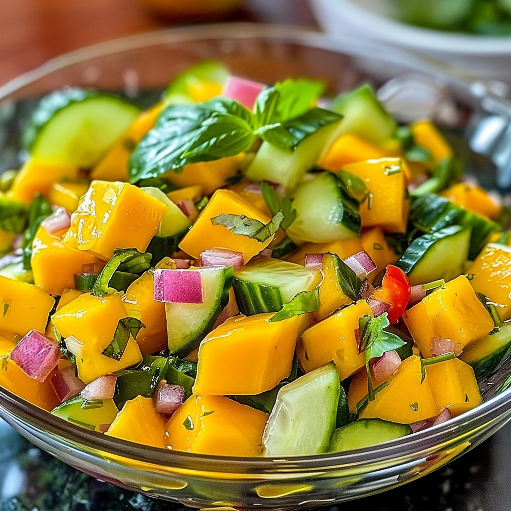 How to Make the Best Fresh Mango Cucumber Salad 1 How to Make the Best Fresh Mango Cucumber Salad