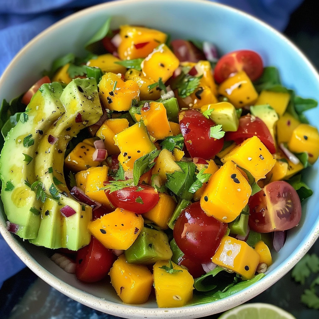 Avocado Mango Salad Healthy: A Family Favorite 1 Avocado Mango Salad Healthy: A Family Favorite