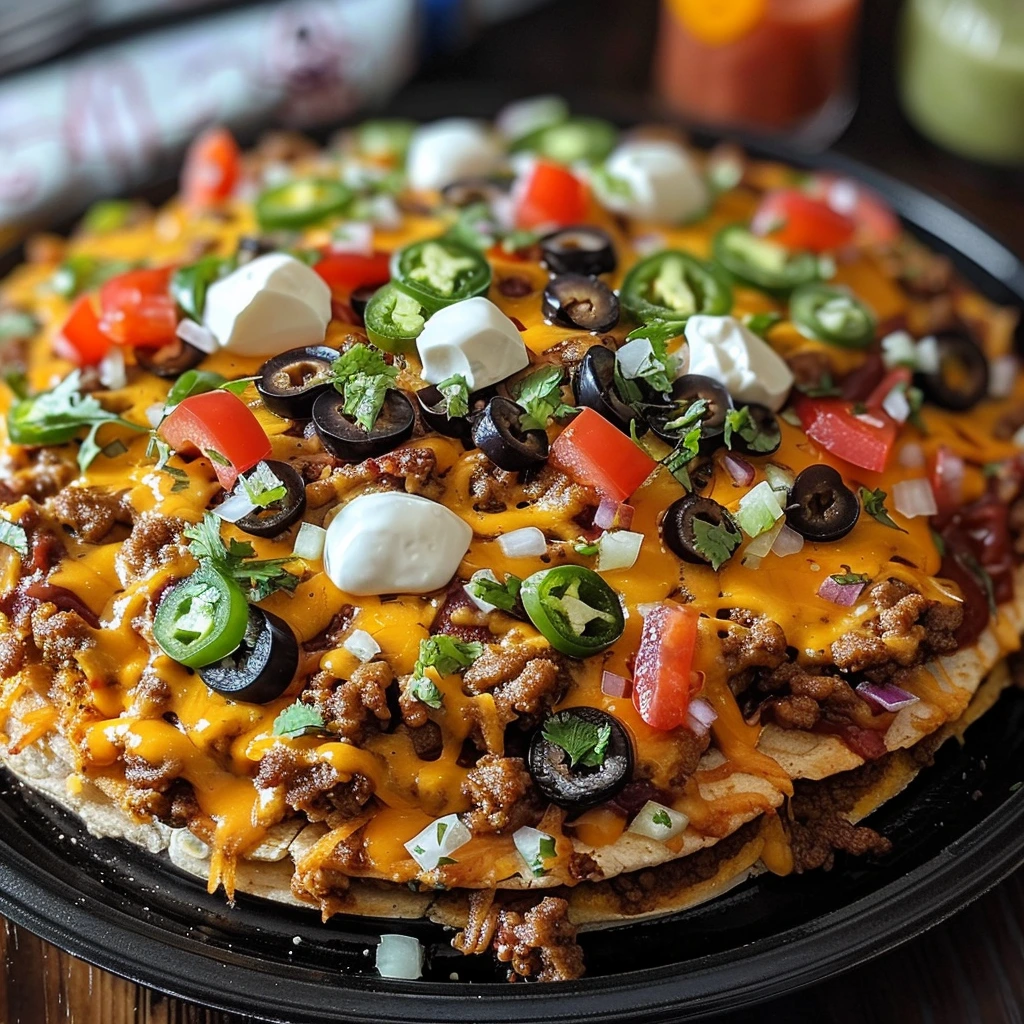 Garlic Parmesan Taco Bell Mexican Pizza