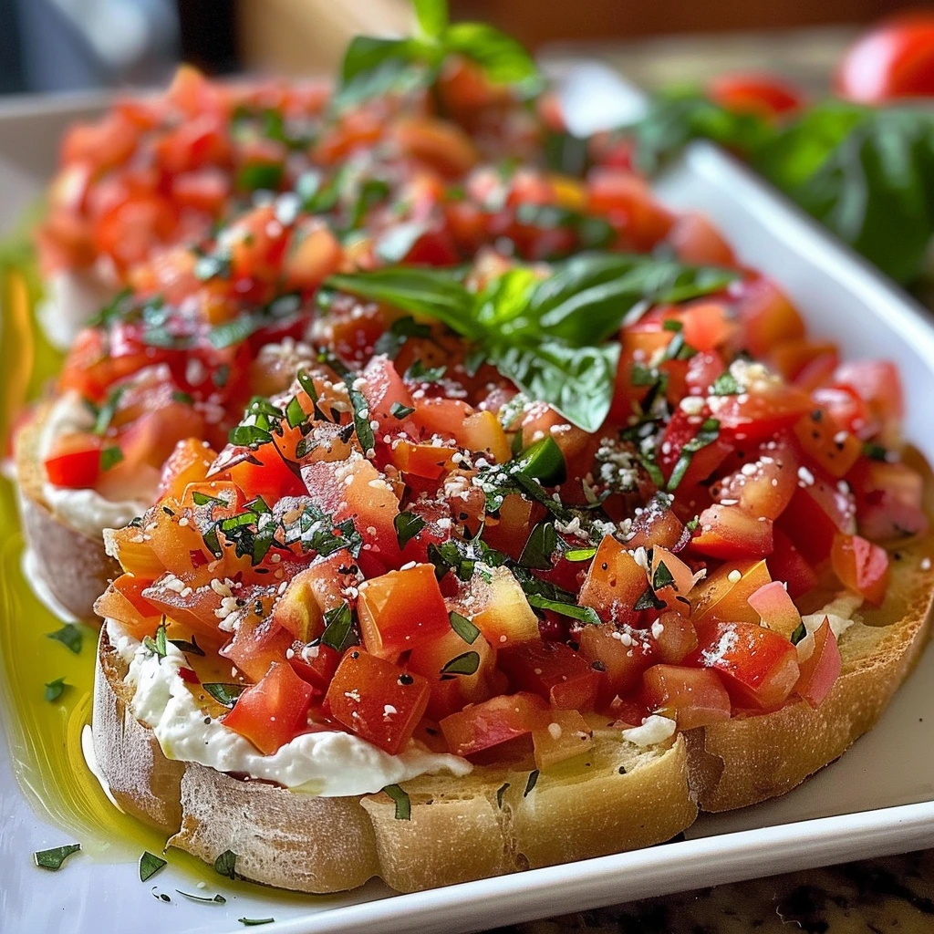 Easy Homemade Fresh Bruschetta Dip Refreshing