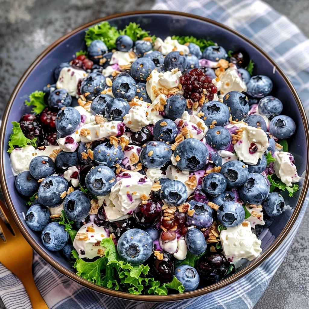 Garlic Parmesan Blueberry Salad Refreshing Delicious 1 Garlic Parmesan Blueberry Salad Refreshing Delicious
