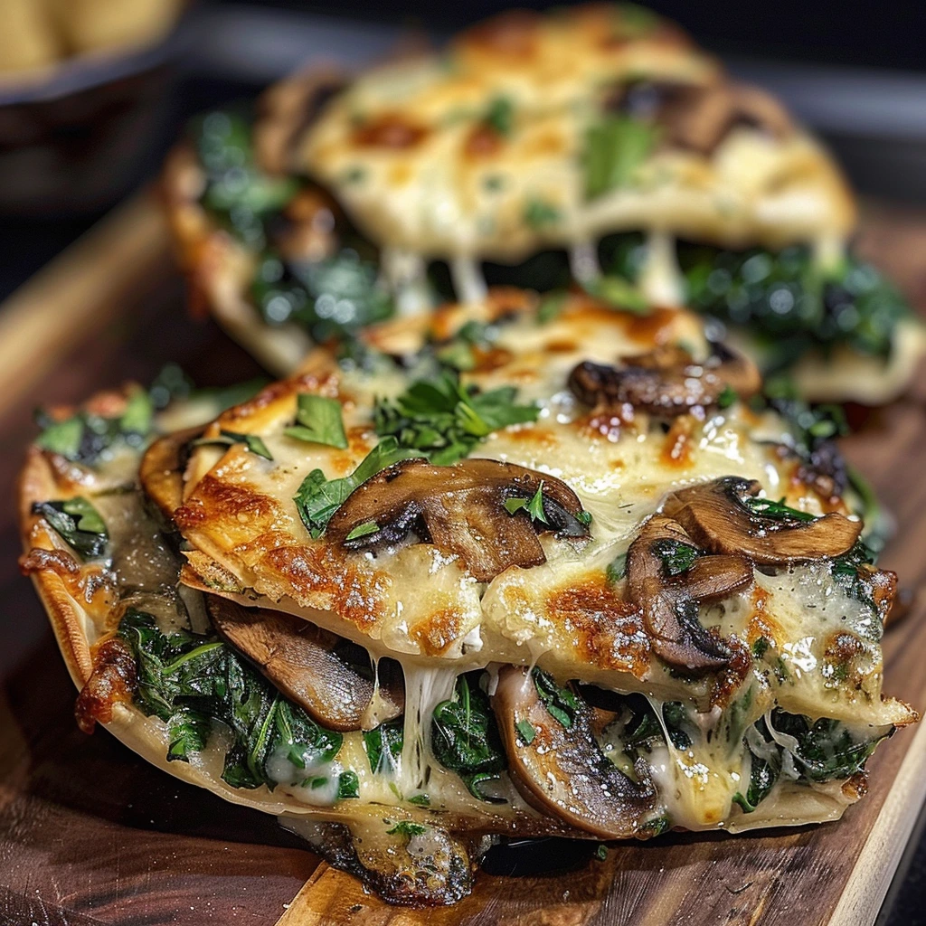 Baked Spinach Mushroom Hot for Dinner Tonight 1 Baked Spinach Mushroom Hot for Dinner Tonight