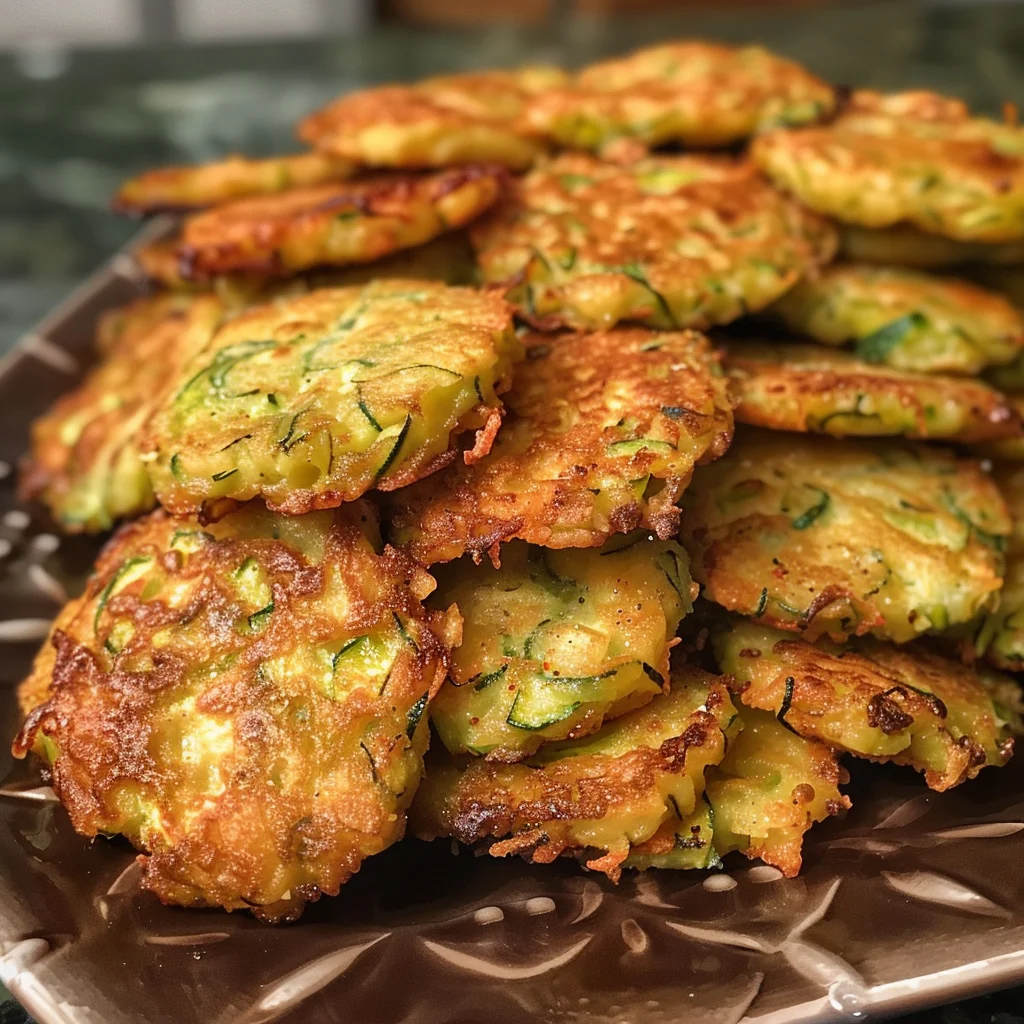 Crispy Parmesan Zucchini Fritters Everyone Loves