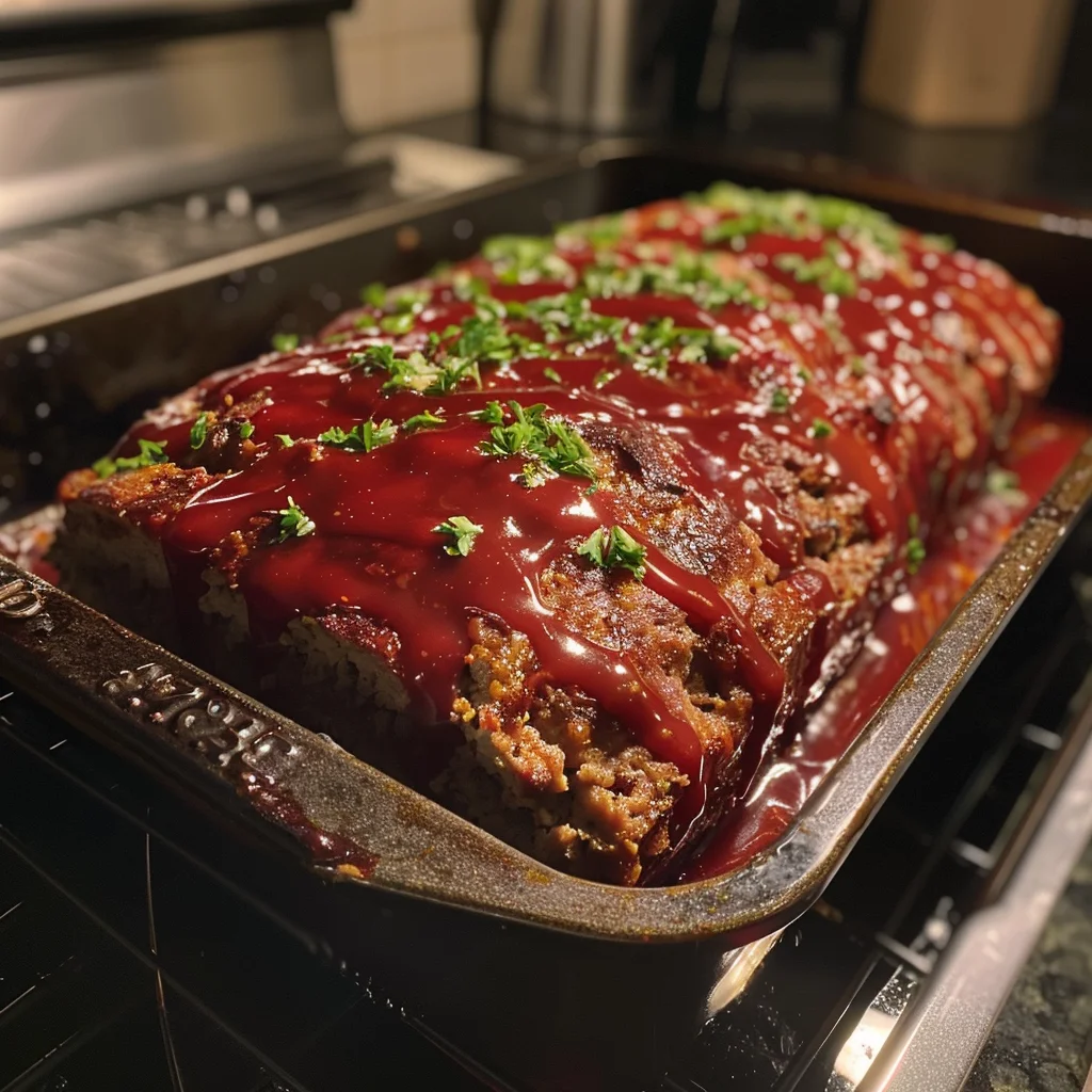 Family Favorite Old Fashioned Glazed Meatloaf