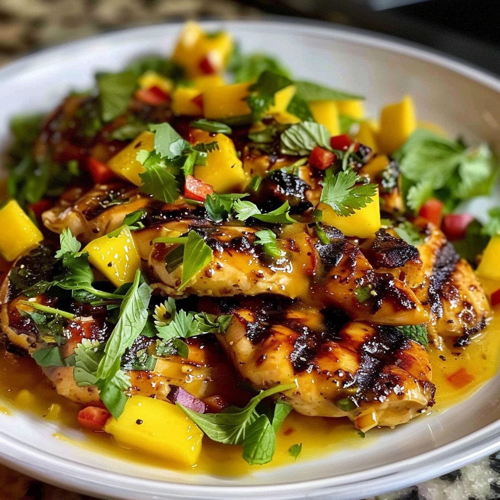 Grilled Thai Chicken Mango for Dinner Tonight 1 Grilled Thai Chicken Mango for Dinner Tonight