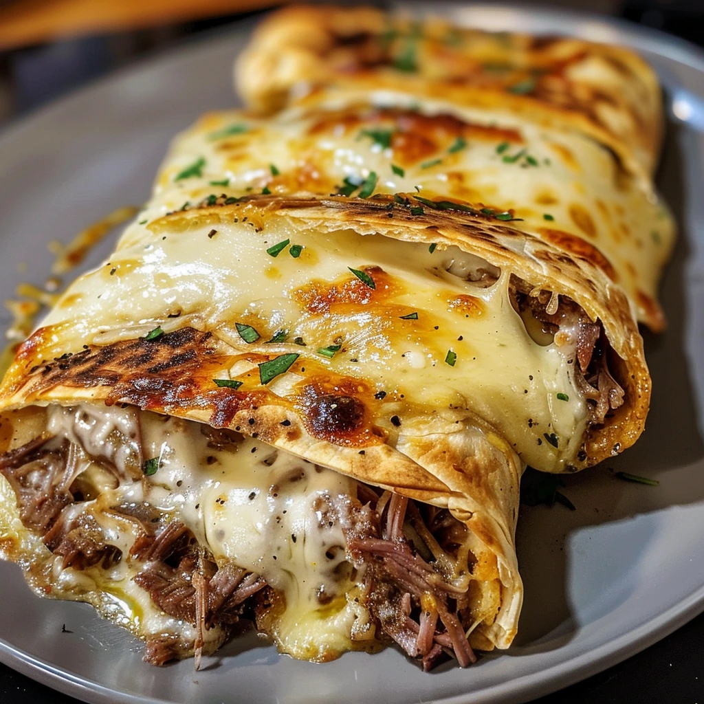 How to Make the Best French Dip Tortilla Roll