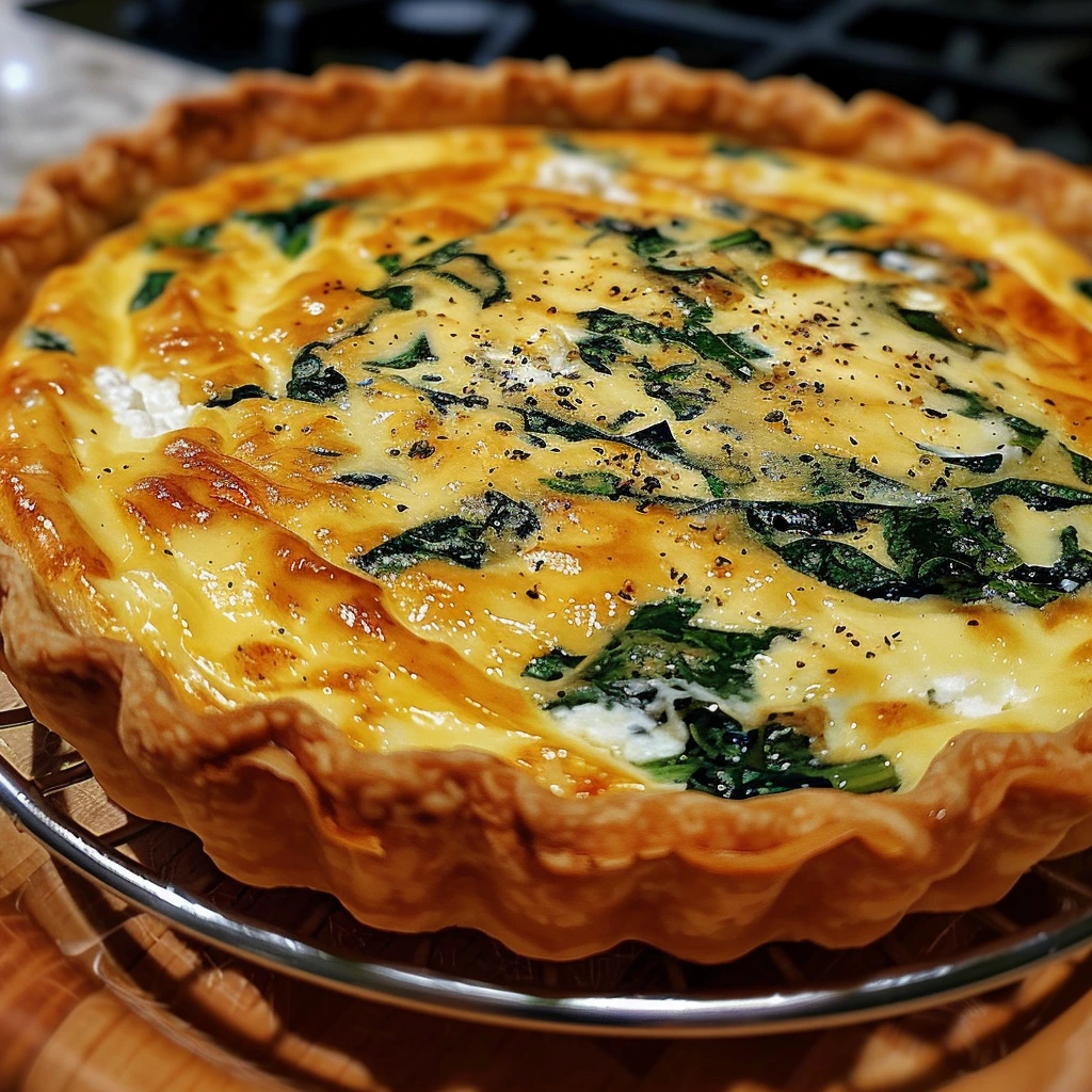 No-Fail Ricotta Spinach Quiche Minutes Recipe 4 1783828131355 vk8axf4ljab image
