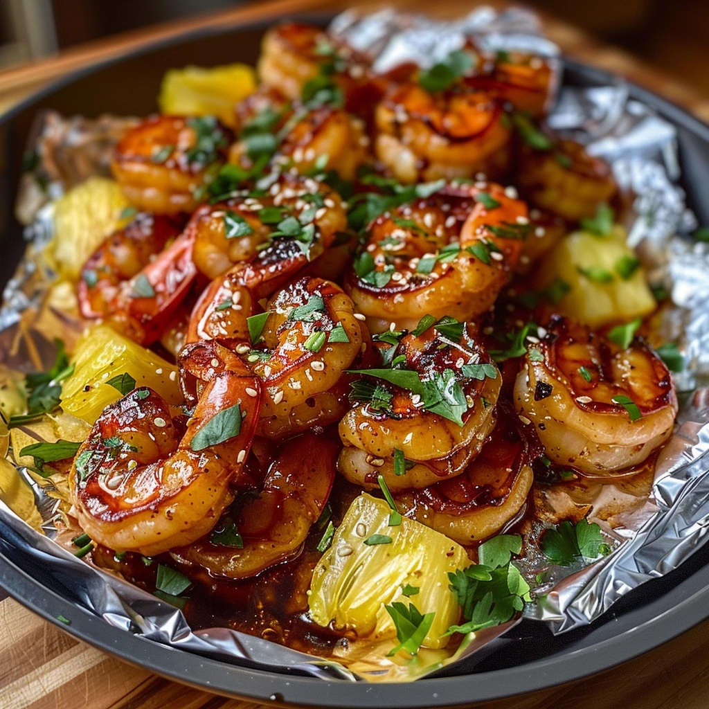Honey Garlic Shrimp Pineapple: A Family Favorite 4 1783828214523 48g2y031naf image