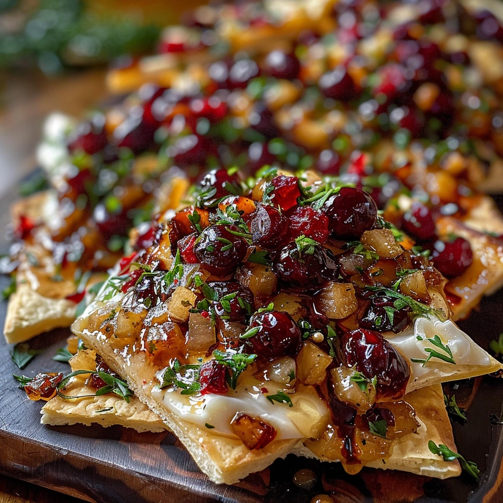 Foolproof Cranberry Brie Nachos Orange Recipe