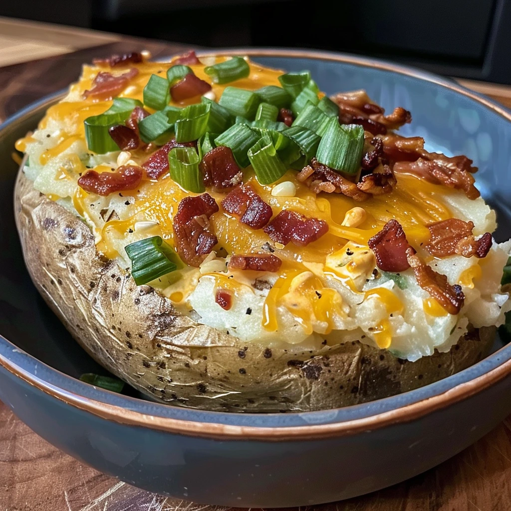 Creamy Loaded Baked Potato for Dinner Tonight