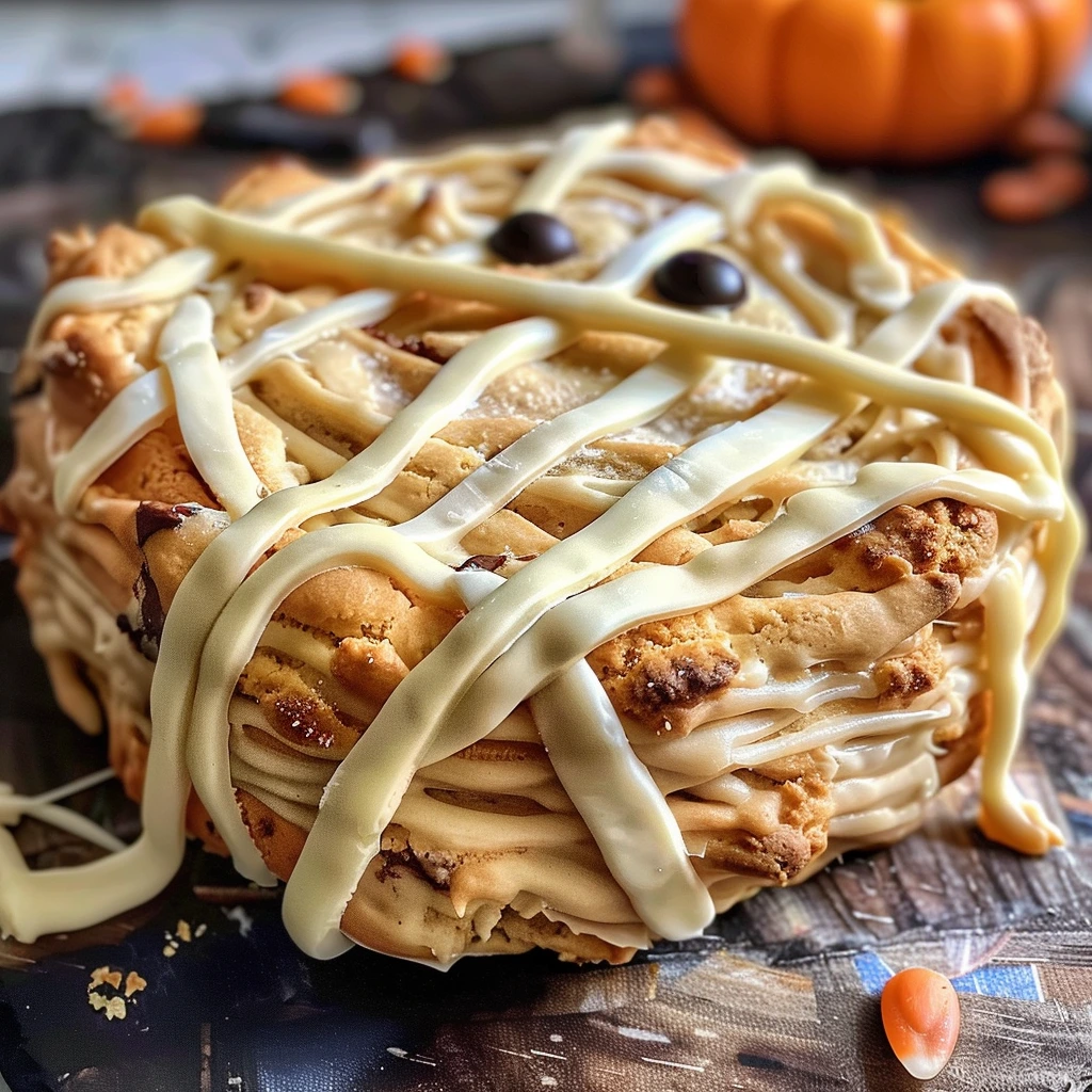 Mummy Halloween Cookie Cake: A Family Favorite 4 1783966402415 keqqw0tw0xi image
