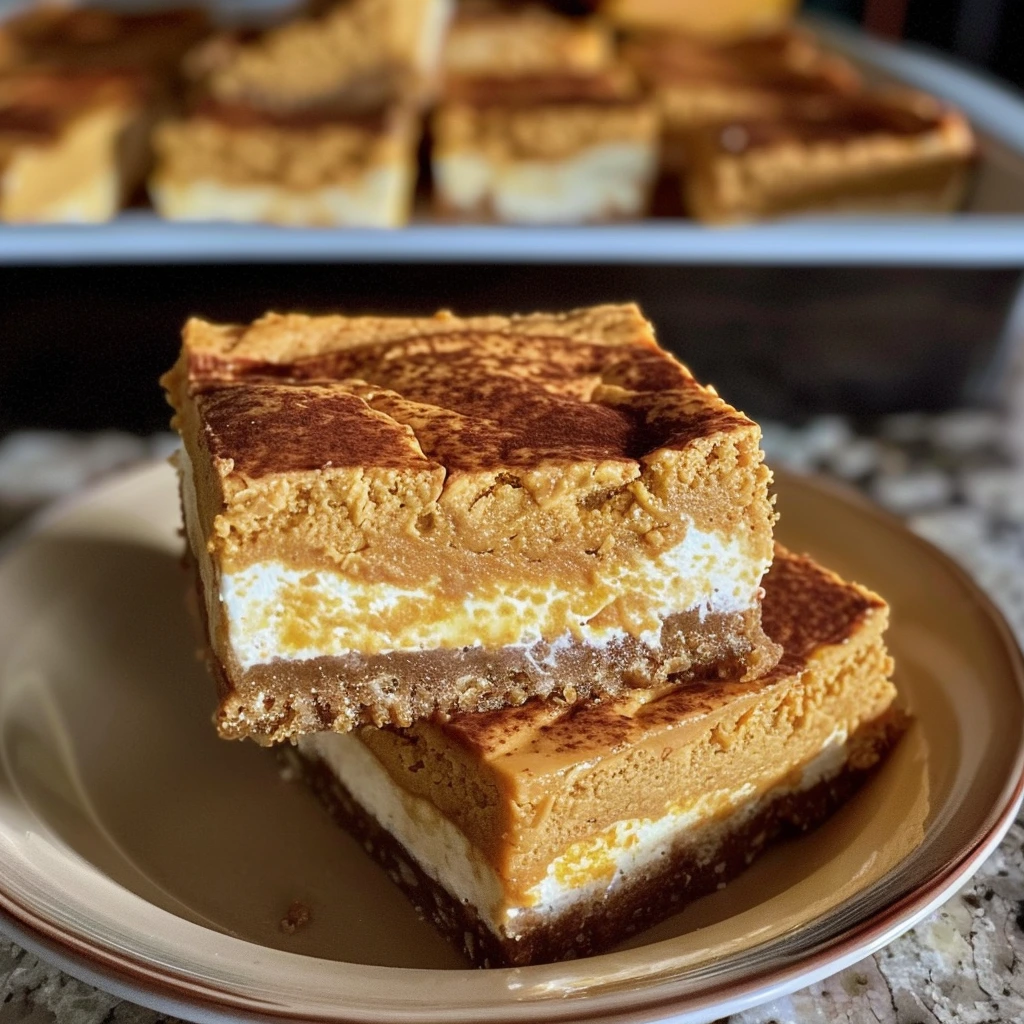 Restaurant-Style Perfect Pumpkin Cheesecake Bars