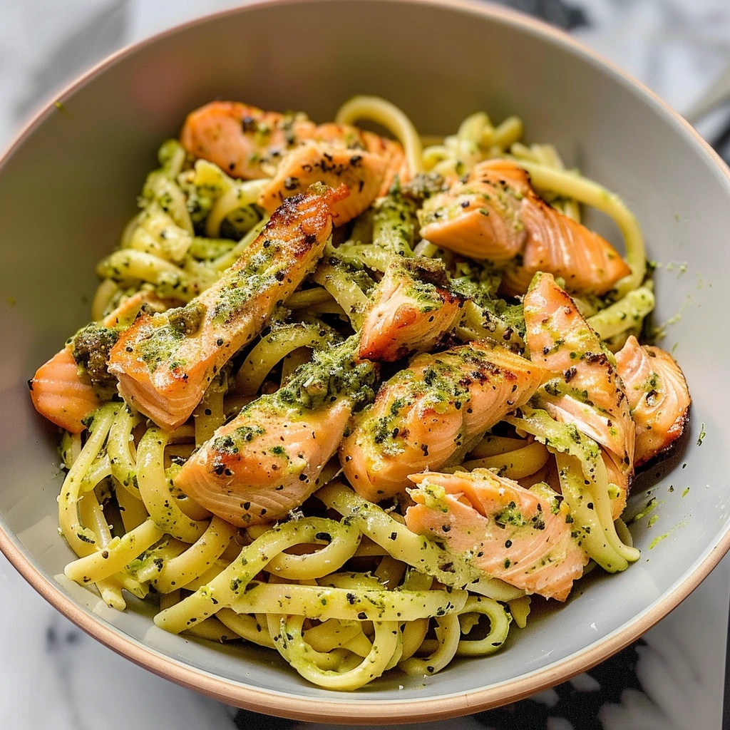 How to Make the Best Salmon Pesto Pasta Recipe 3 1784008237218 xciihb9lspg image