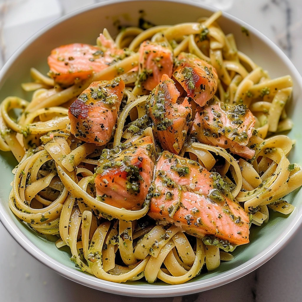 How to Make the Best Salmon Pesto Pasta Recipe 1 How to Make the Best Salmon Pesto Pasta Recipe