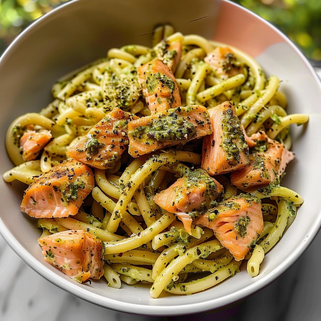 How to Make the Best Salmon Pesto Pasta Recipe 2 1784008238538 gf6wtw7djls image