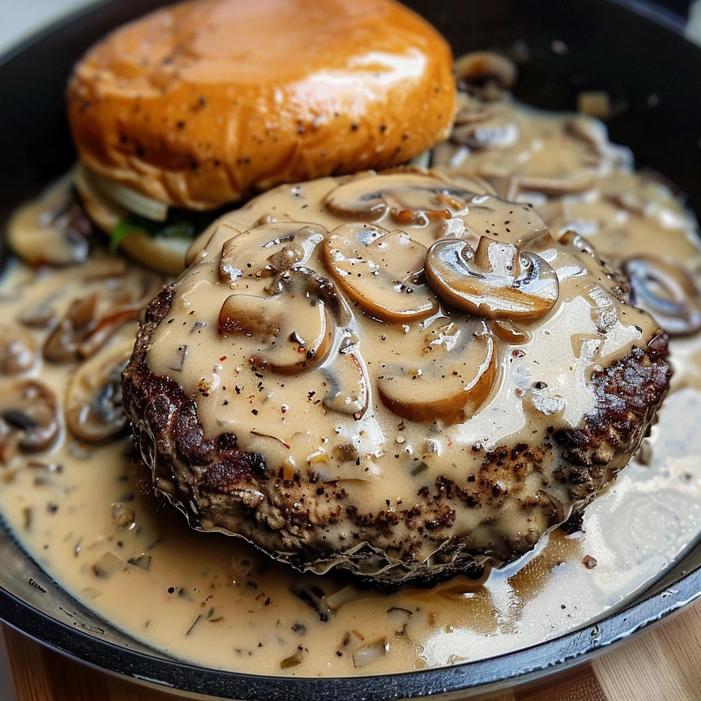 How to Make the Best Burger Steak Mushroom Gravy 4 1784008255096 zi99wrjywta image
