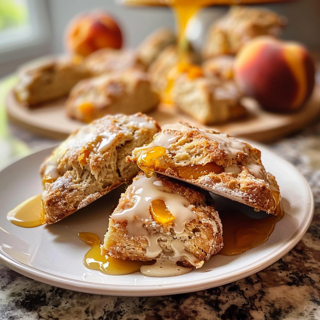 Peach Scones Honey Vanilla for Dinner Tonight 4 1784008418362 ds8cfyej0bc image
