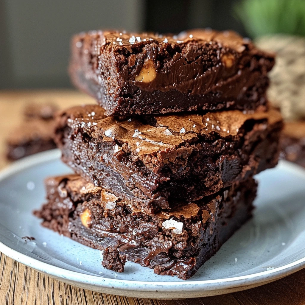 Garlic Parmesan Triple Chocolate Brownies Indulgent 4 1784008557951 da18alvrsso image
