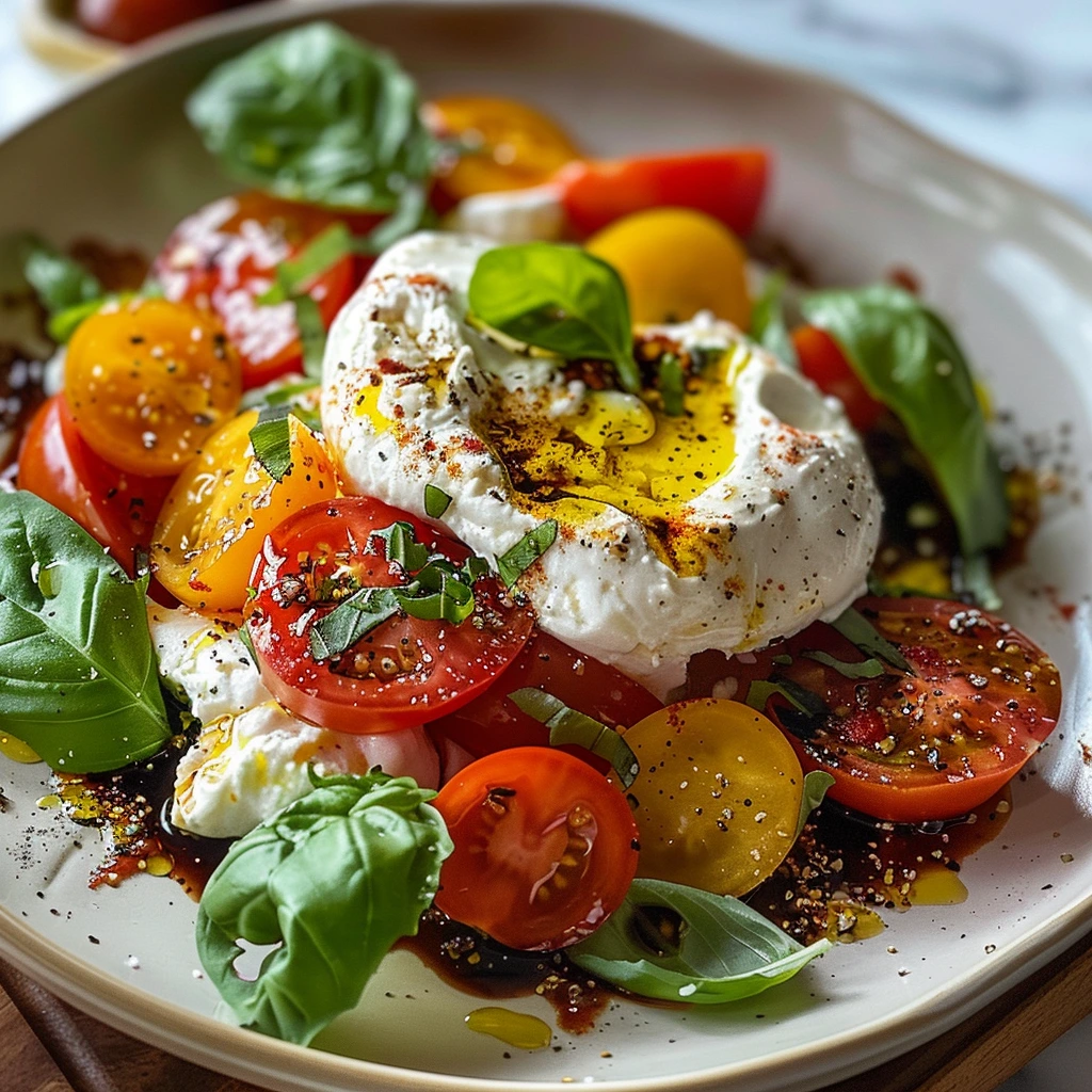 Tomato Burrata Salad: A Family Favorite 1 Tomato Burrata Salad: A Family Favorite