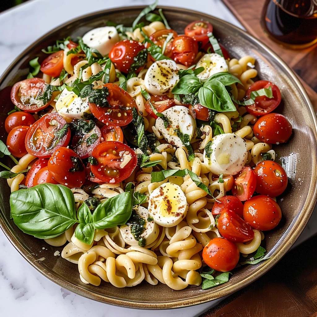 Family-Friendly Caprese Pasta Salad