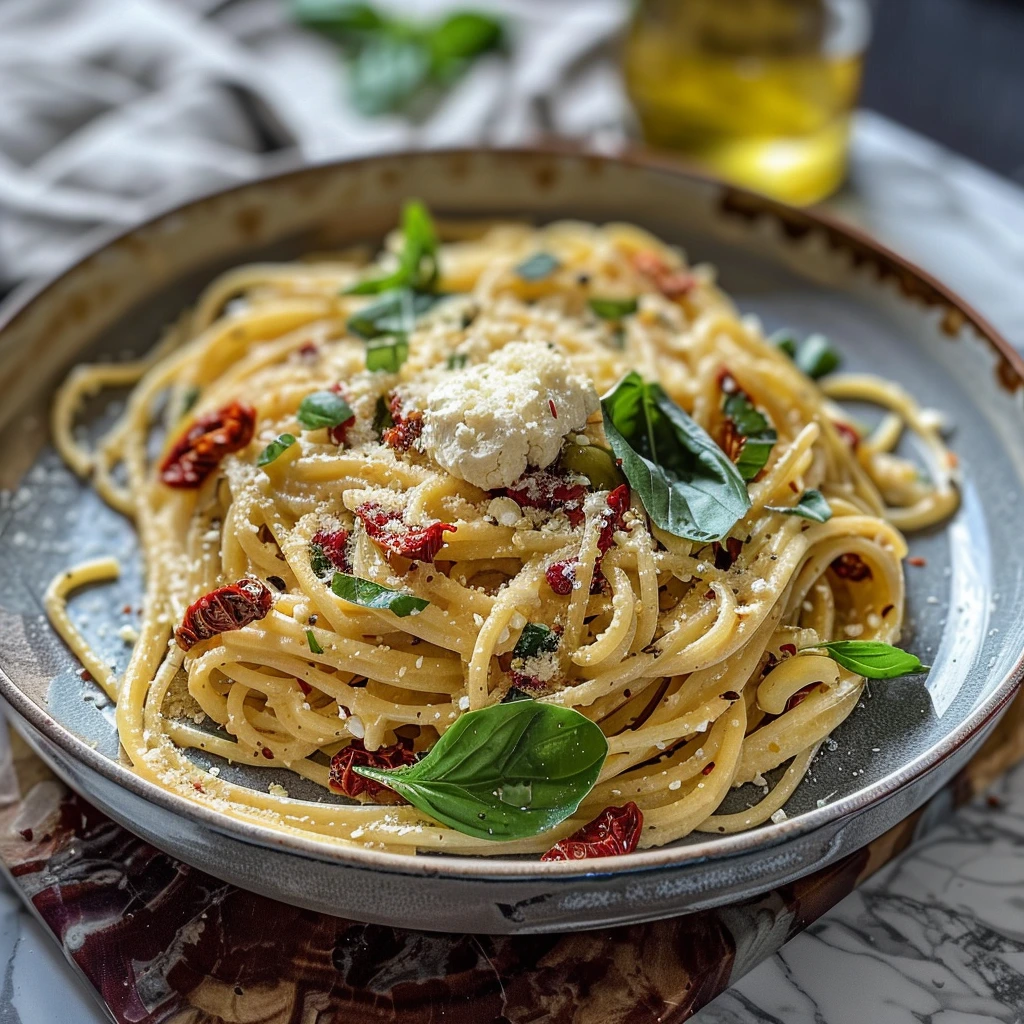 Pasta Sun-Dried Tomato Ricotta for the Whole Family 1 Pasta Sun-Dried Tomato Ricotta for the Whole Family