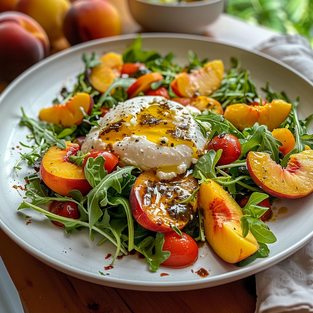 Peach Burrata Summer Salad for the Whole Family 2 1784008708685 q41x7irahr8 image