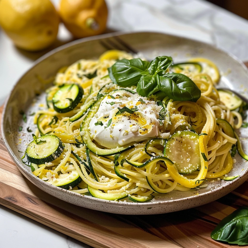 Lemon Zucchini Pasta Burrata for the Whole Family 4 1784008793147 0u3csi19l0f image