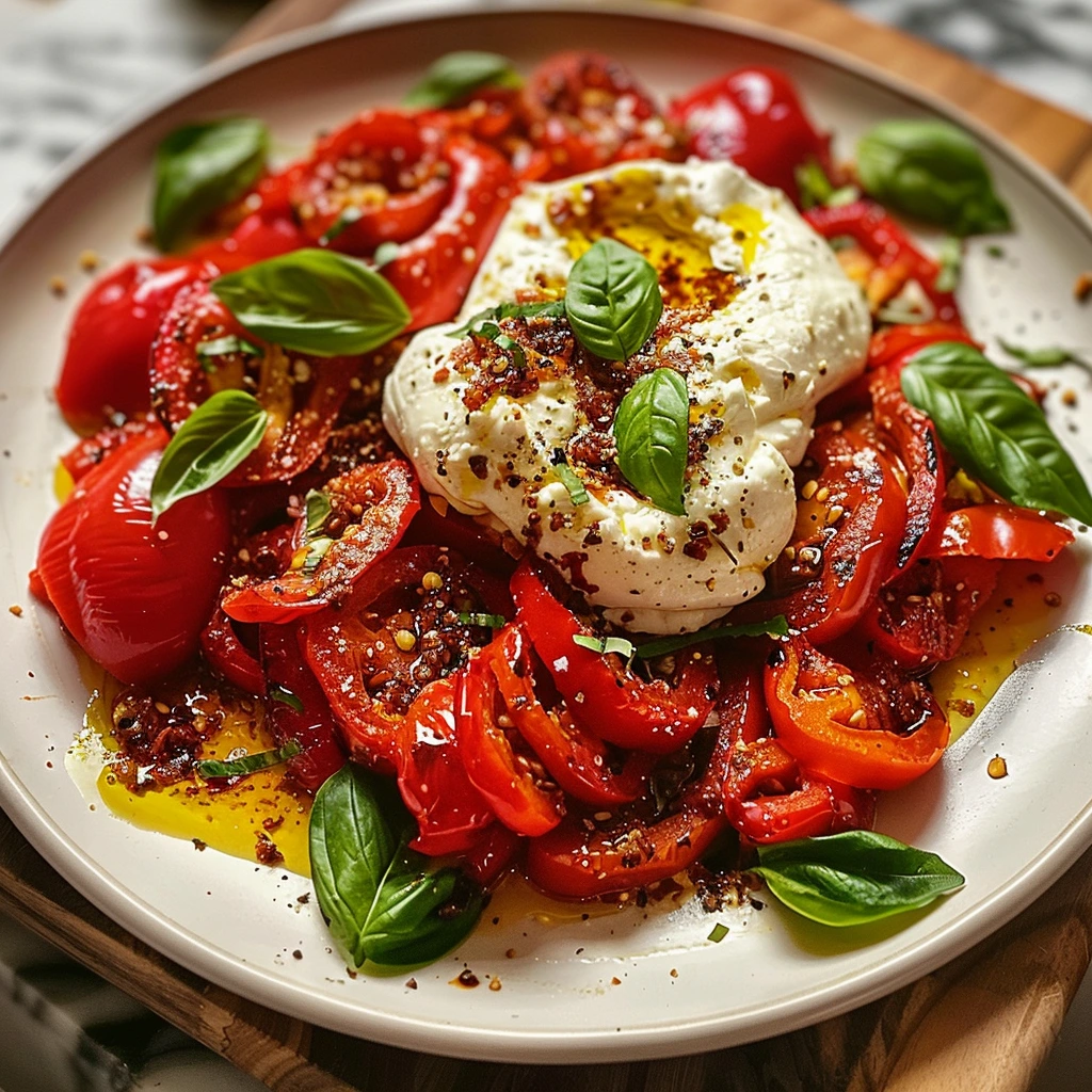 Roasted Red Peppers Burrata: Easy & Delicious 3 1784009040040 5w2c421ot6c image