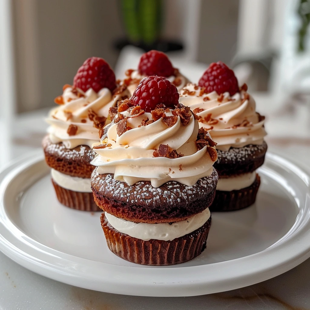 Mini Layered Cupcake German for Dinner Tonight 1 Mini Layered Cupcake German for Dinner Tonight