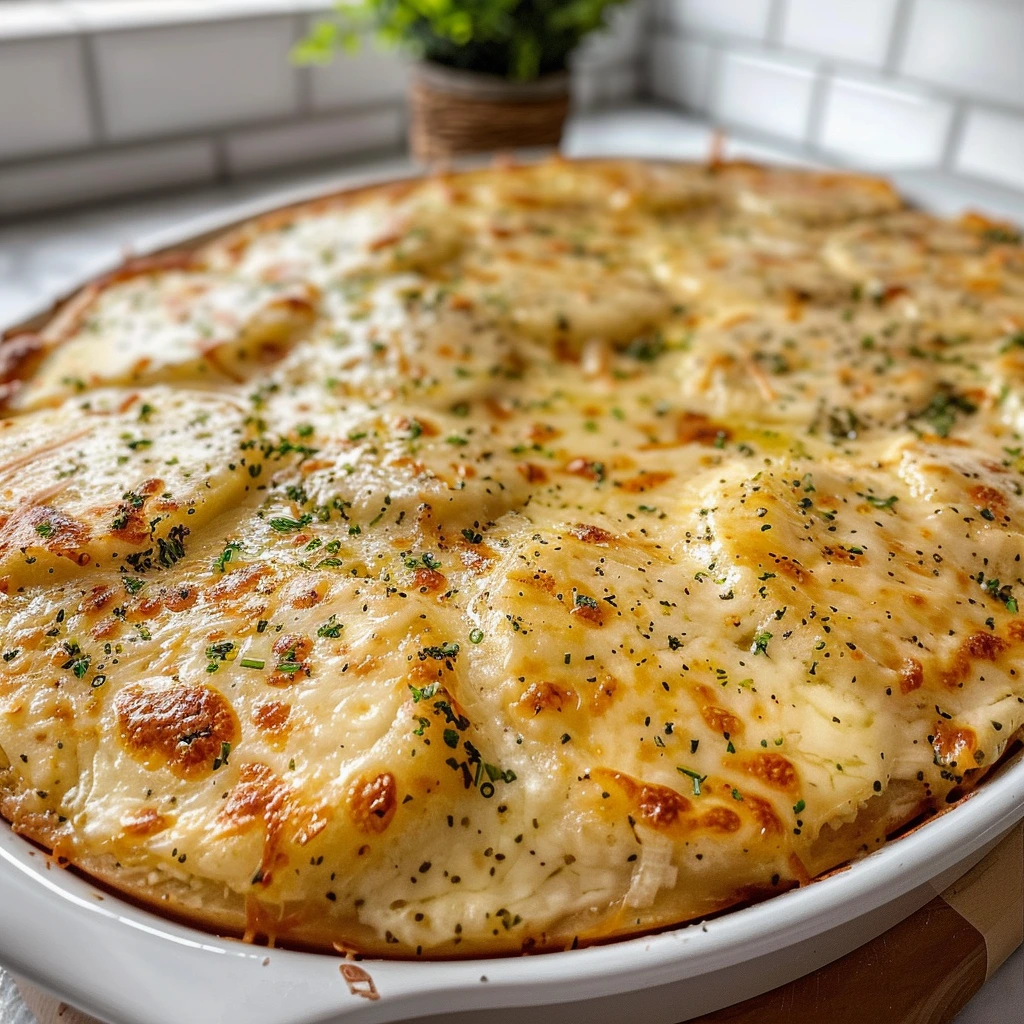 Restaurant-Style Creamy Garlic Parmesan Baked 1 Restaurant-Style Creamy Garlic Parmesan Baked